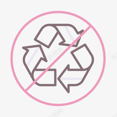 垃圾回收中心原色图标
