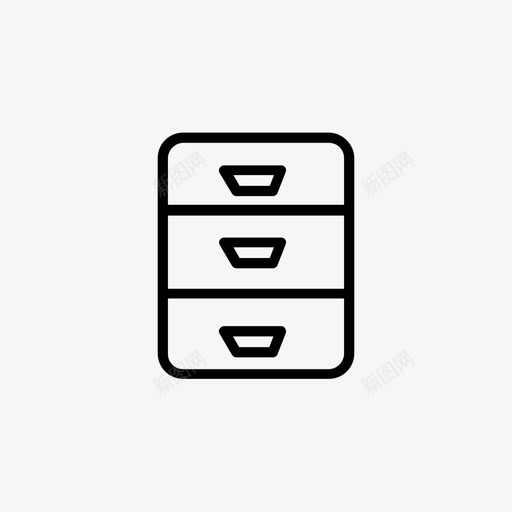 抽屉盒子收藏品svg_新图网 https://ixintu.com 抽屉 盒子 收藏品 文件 木头