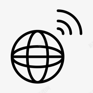 世界连接互联网网络图标
