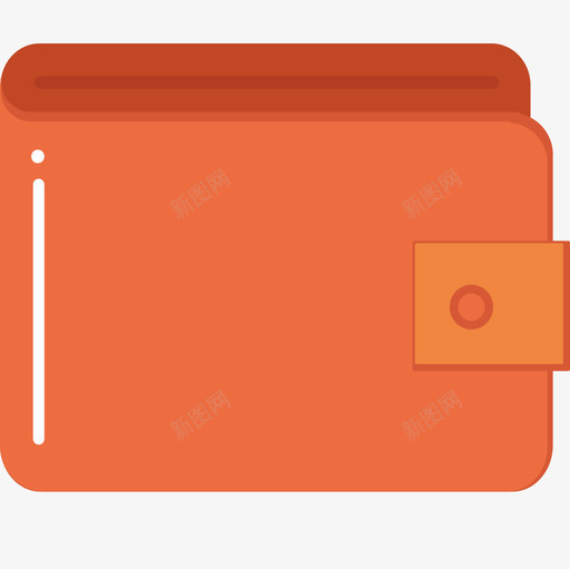 钱包-01svg_新图网 https://ixintu.com 钱包-01 填充 可爱 圆润