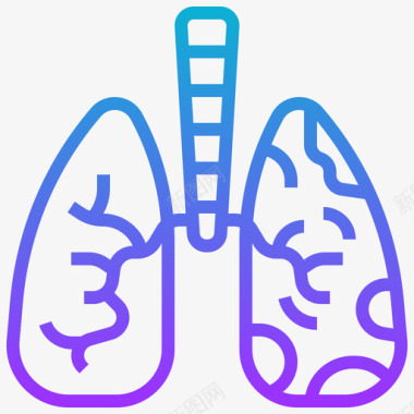 肺空气污染7梯度图标