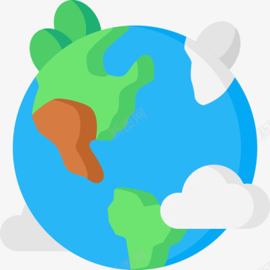 地球地球母亲节22平淡图标