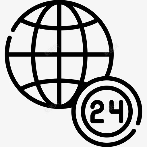 24小时新闻杂志22线性svg_新图网 https://ixintu.com 24小时 新闻 杂志 线性