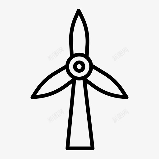 风能能源电力svg_新图网 https://ixintu.com 风能 能源 电力 风机 风力 涡轮机