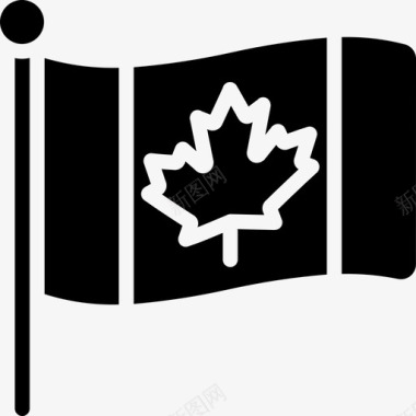 旗帜加拿大8填充图标