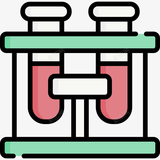 试管医院111线性颜色svg_新图网 https://ixintu.com 试管 医院 线性 颜色