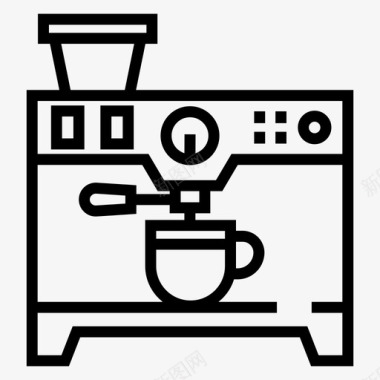 咖啡机电子电器家用电器图标