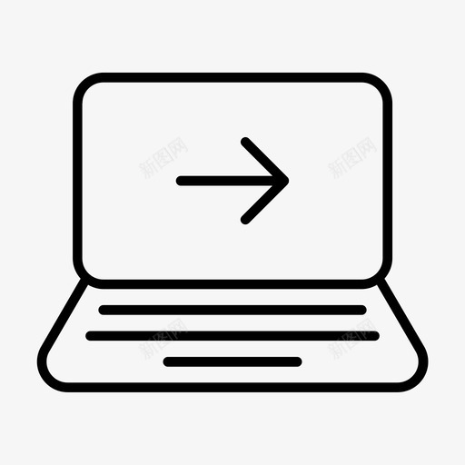 登录笔记本电脑登记入住进来svg_新图网 https://ixintu.com 登录 笔记本 电脑 登记 入住 进来 进入 工作 元素 图标