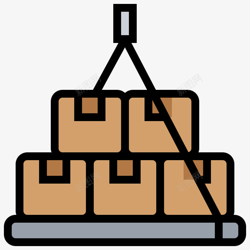 货物装运22线颜色svg_新图网 https://ixintu.com 货物 装运 颜色