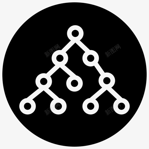 树状结构数据流图表svg_新图网 https://ixintu.com 结构 树状 数据流 图表 流程图 层次 数据库