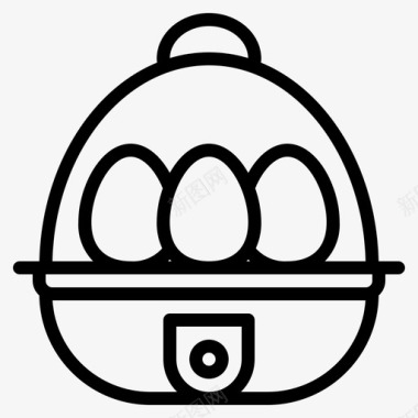 蛋煲电器家用图标