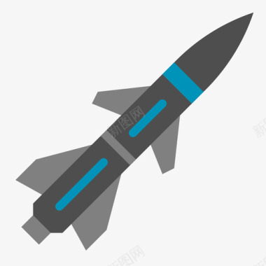 导弹太空战争2扁平图标