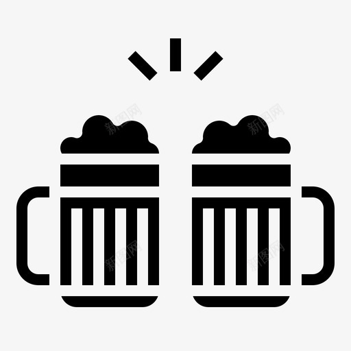 啤酒杯啤酒厂3灌装svg_新图网 https://ixintu.com 啤酒杯 啤酒厂 灌装