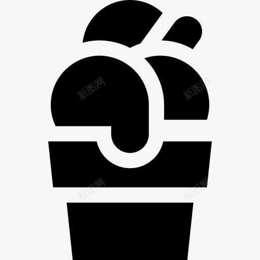 冰淇淋意大利52填充svg_新图网 https://ixintu.com 冰淇淋 意大利 填充