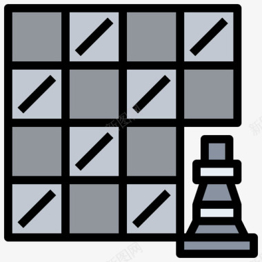 国际象棋假日14线颜色图标