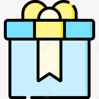 礼品盒国际儿童节3线性颜色图标