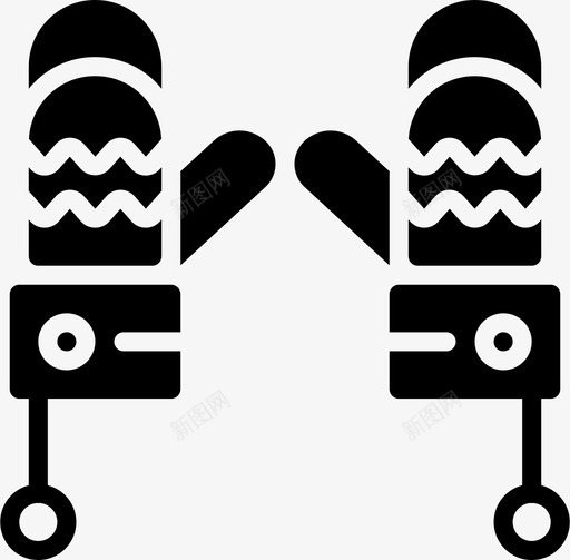 手套冬季时间3填充svg_新图网 https://ixintu.com 手套 冬季 时间 填充