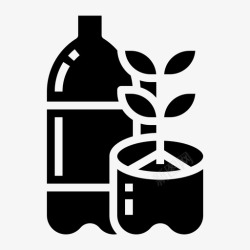 固体塑料瓶再利用塑料瓶回收利用塑料污染固体高清图片
