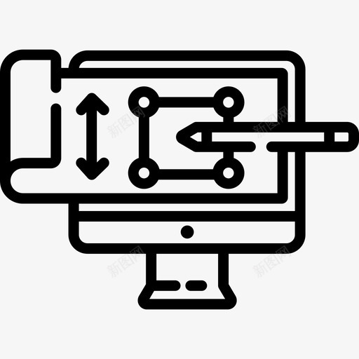 网页设计响应式设计59线性svg_新图网 https://ixintu.com 网页设计 响应 设计 线性