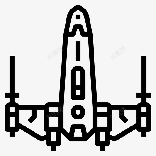 战舰太空战争直线型svg_新图网 https://ixintu.com 战舰 太空 战争 直线 线型