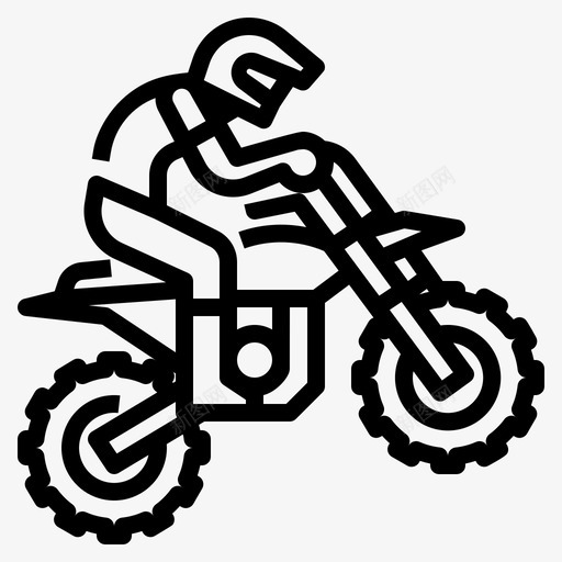 摩托车越野极限运动6直线型svg_新图网 https://ixintu.com 摩托车 越野 极限运动 直线 线型