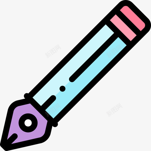 钢笔艺术家工作室35线性颜色svg_新图网 https://ixintu.com 钢笔 艺术家 工作室 线性 颜色