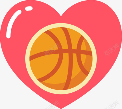 心脏篮球60平手图标