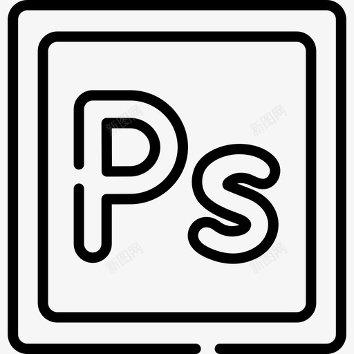 AdobePhotoshop平面设计师38线性svg_新图网 https://ixintu.com Adobe Photoshop 平面 平面设计 设计师 线性