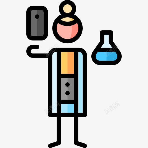 实验室数字学习6线性颜色svg_新图网 https://ixintu.com 实验室 数字 学习 线性 颜色