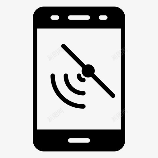 信号电话技术填充图标svg_新图网 https://ixintu.com 信号 电话 技术 填充 图标