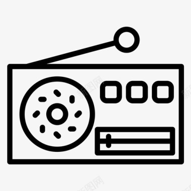 收音机音乐信号图标