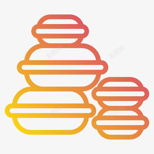 Macarons面包房143gradientsvg_新图网 https://ixintu.com Macarons 面包房 gradient