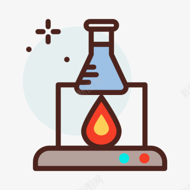 火生物化学19线性颜色图标