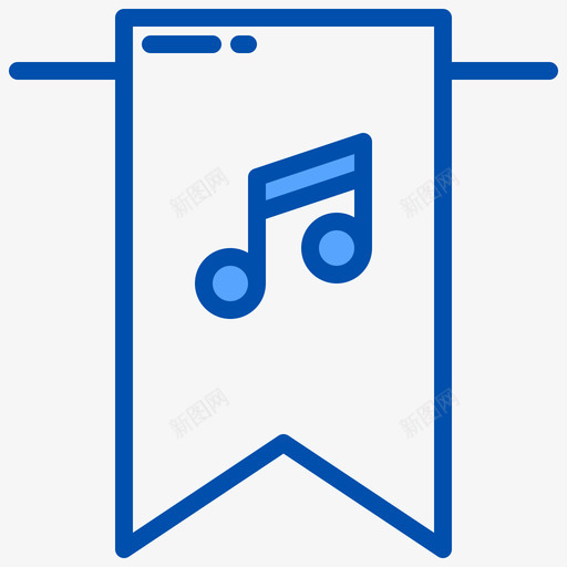 标签音乐应用程序3蓝色svg_新图网 https://ixintu.com 标签 音乐 应用程序 蓝色