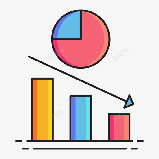 低绩效营销机构2线性颜色svg_新图网 https://ixintu.com 绩效 营销 机构 线性 颜色