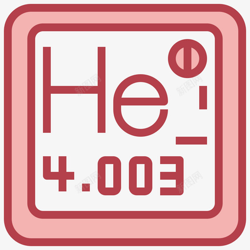 元素科学9红色svg_新图网 https://ixintu.com 元素 科学 红色