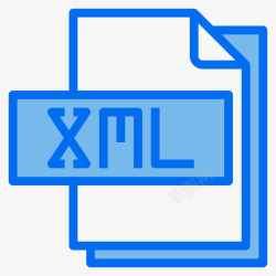 XMLXml文件文件格式5蓝色高清图片
