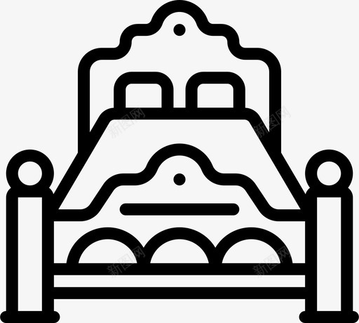 床古董4直线型svg_新图网 https://ixintu.com 古董 直线 线型