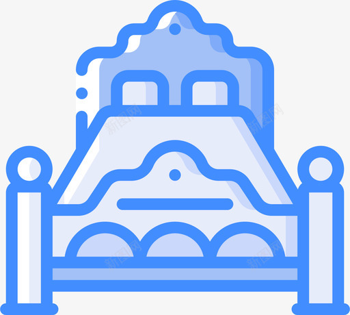 床古董2蓝色svg_新图网 https://ixintu.com 古董 蓝色