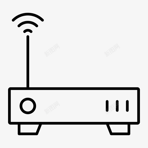 路由器宽带调制解调器svg_新图网 https://ixintu.com 路由器 宽带 调制解调器 信号 wifi 无线 互联网 安全线 图标 2019