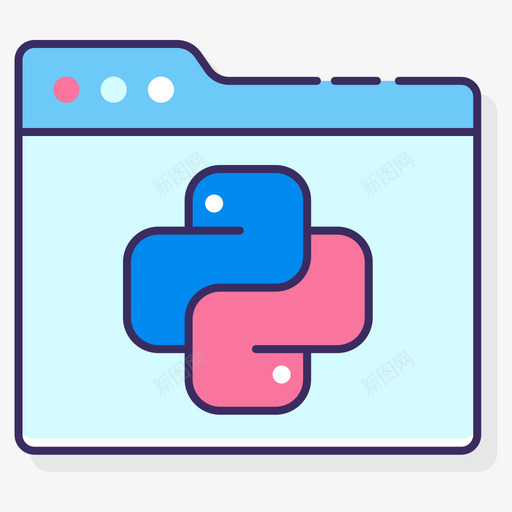 Python计算机编程图标线颜色svg_新图网 https://ixintu.com Python 计算机 编程 图标 颜色