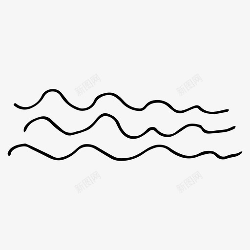 海浪手绘海洋svg_新图网 https://ixintu.com 海浪 手绘 海洋 大海