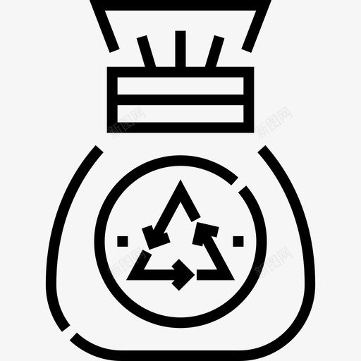 再生袋生态229线性svg_新图网 https://ixintu.com 再生 生态 线性