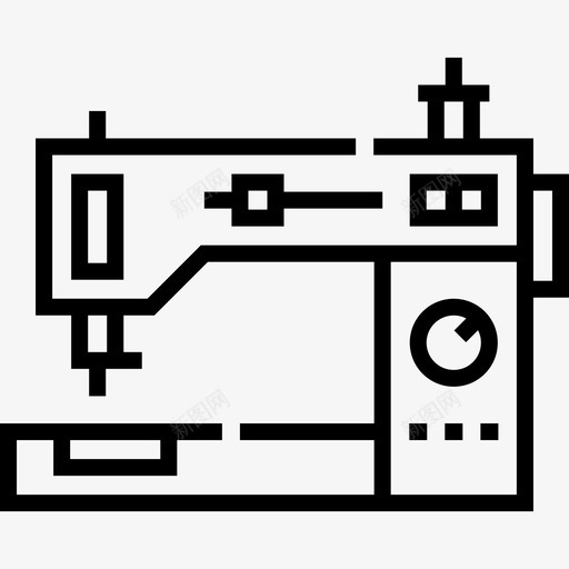 缝纫机缝纫97直线svg_新图网 https://ixintu.com 缝纫机 缝纫 直线