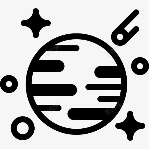 行星9号星系直线型svg_新图网 https://ixintu.com 行星 9号 星系 直线 线型