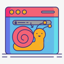 SlugSlug网络营销1线性颜色高清图片