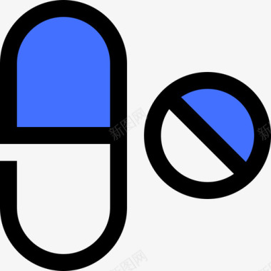 Pill健身房82蓝色图标