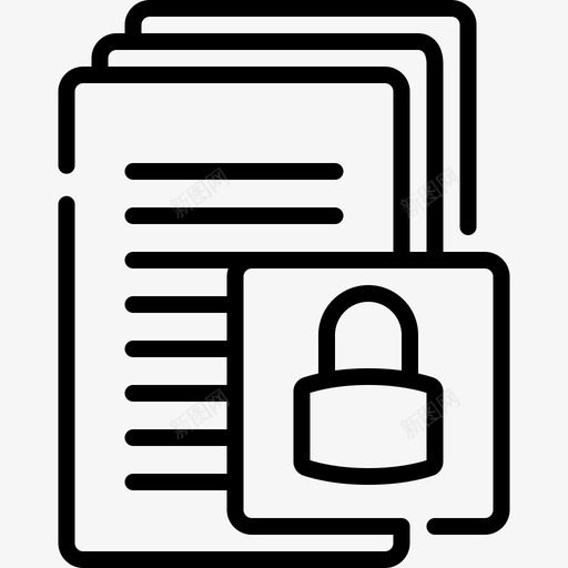 文件网络安全68线性svg_新图网 https://ixintu.com 文件 网络安全 线性