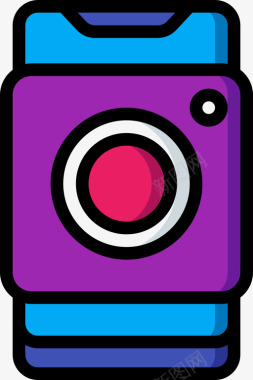 Instagram社交19线性颜色图标