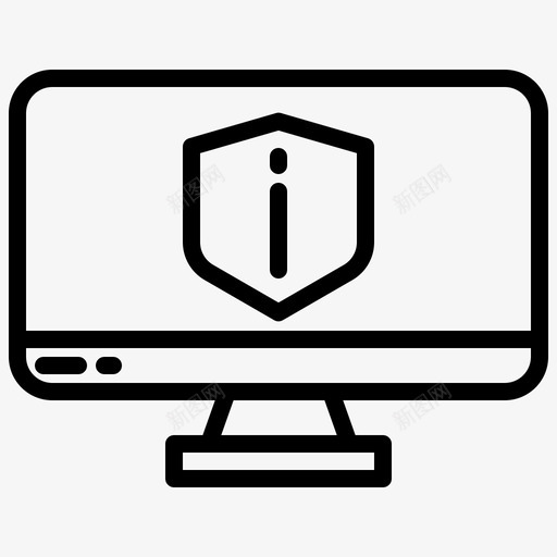 防病毒保护数据线性svg_新图网 https://ixintu.com 防病毒 保护 数据 线性